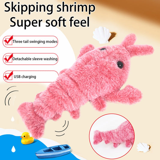 Electric Jumping Shrimp - Plush Toys For Pets - Gillie's Boutique