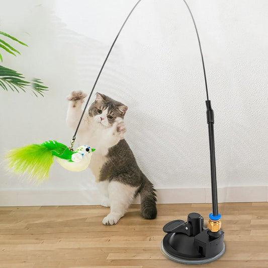 Interactive Cat Toy 
Funny Simulation 
Cat Stick Teaser Wand - Gillie's Boutique